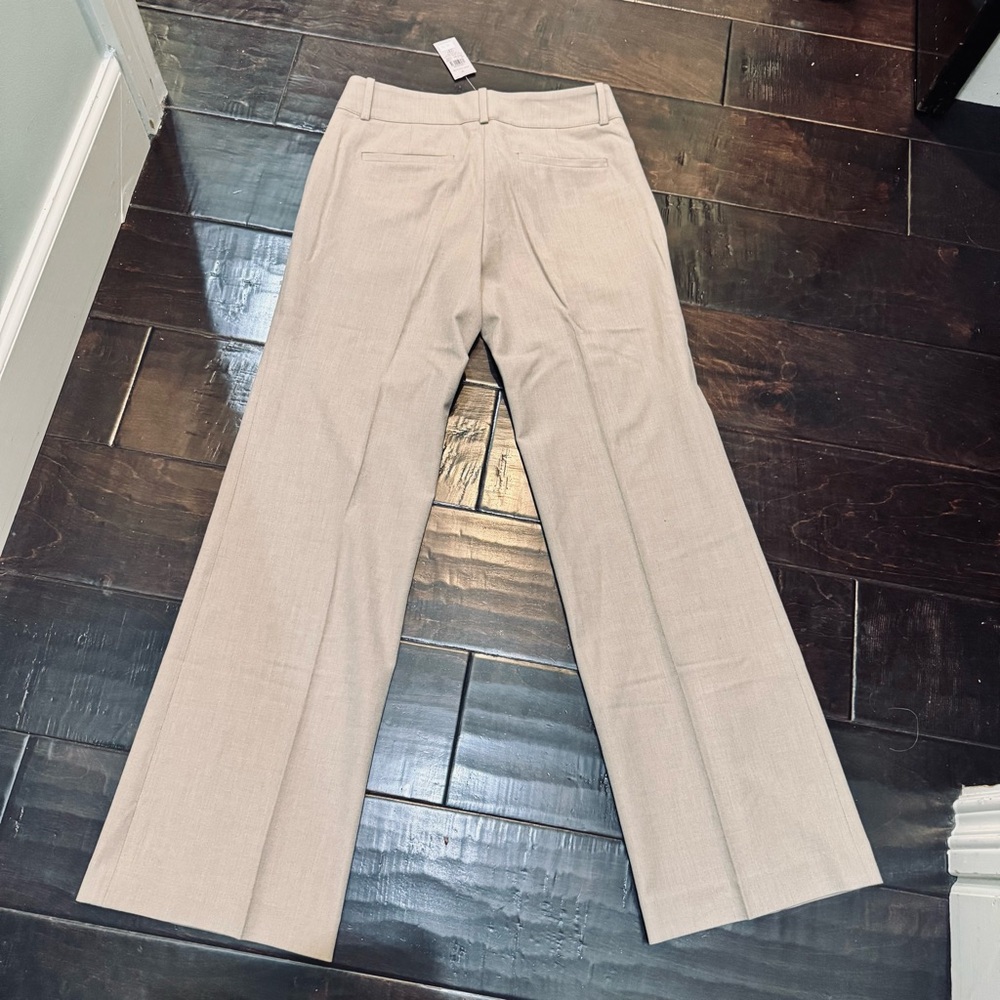 Brand new with tags Ann Taylor wool blend pleated khaki twill pants - Picture 5 of 17